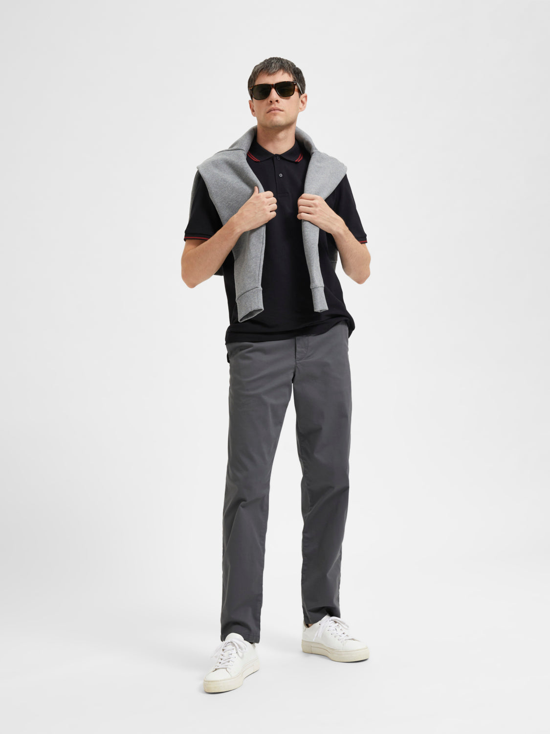 SLHSTRAIGHT-NEW Pants - Dark Shadow